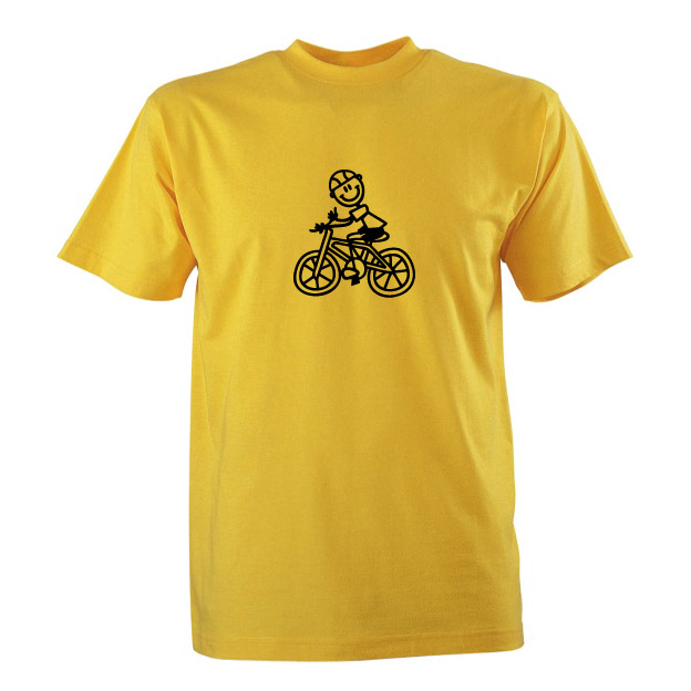 Tričko s obrázkem malého cyklisty