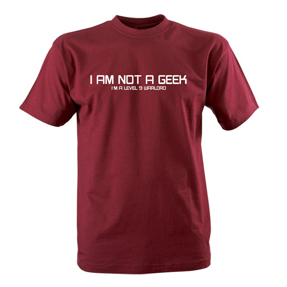 Tričko „I am not a geek...“