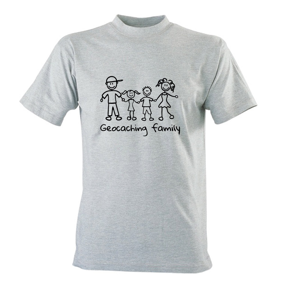 Tričko „Geocaching family“ 2