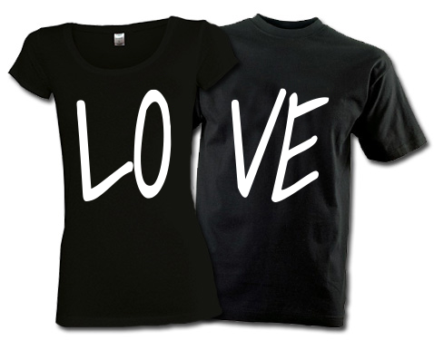 Tričko pro zamilované páry 2 – LOVE